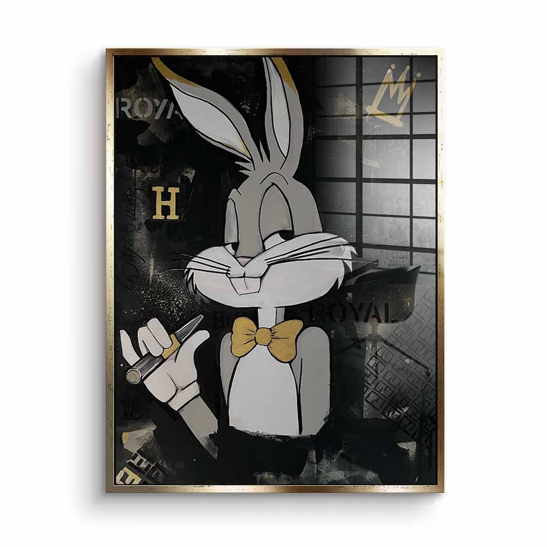 Elegant Bunny - acrylic glass