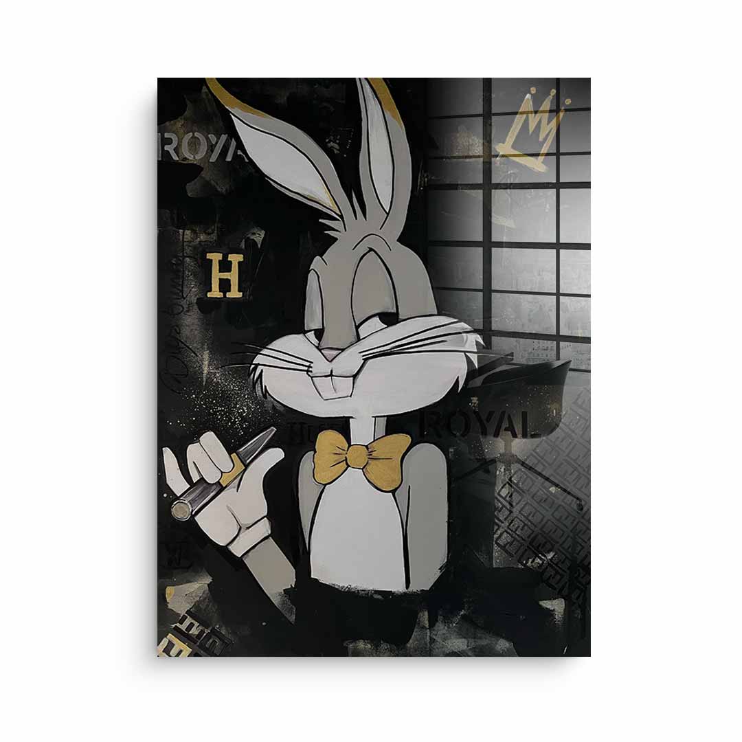 Elegant Bunny - acrylic glass