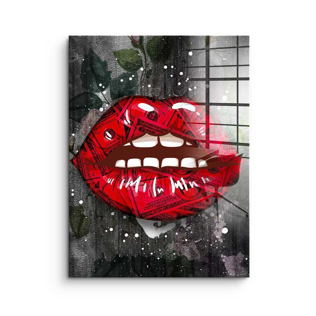 Modern Kiss acrylic glass