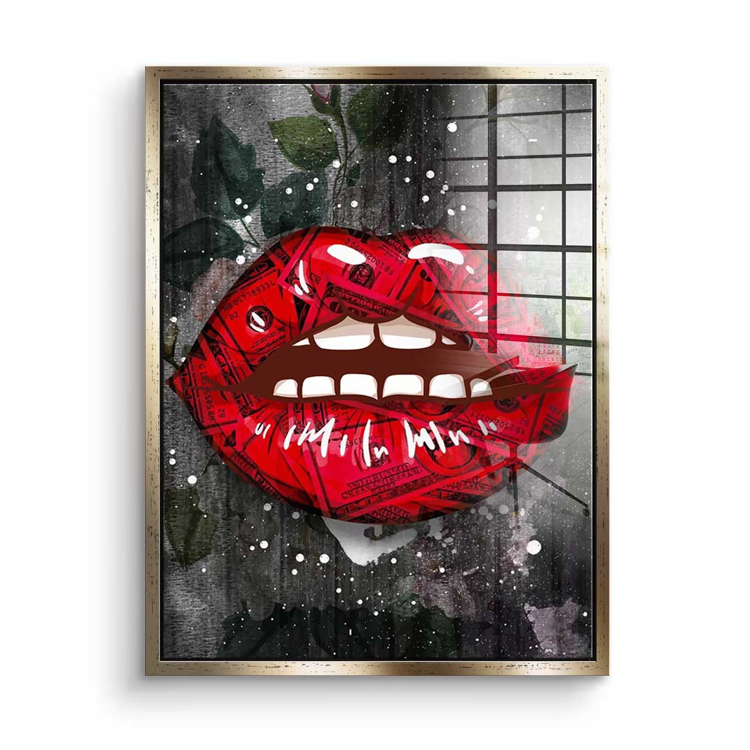 Modern Kiss acrylic glass