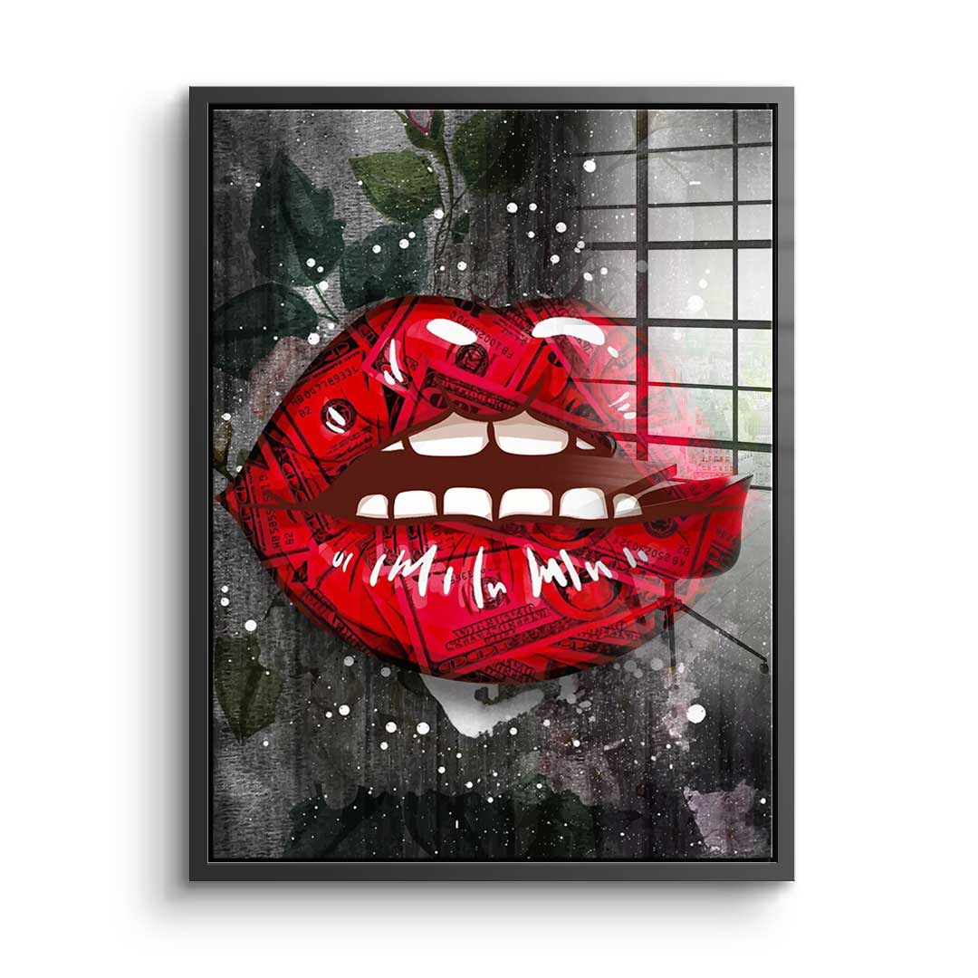 Modern Kiss acrylic glass