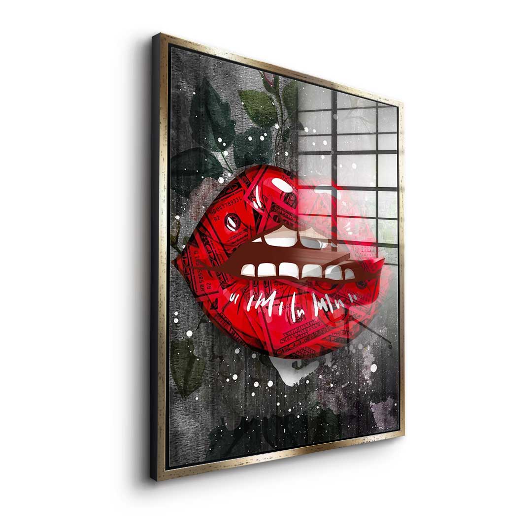 Modern Kiss acrylic glass