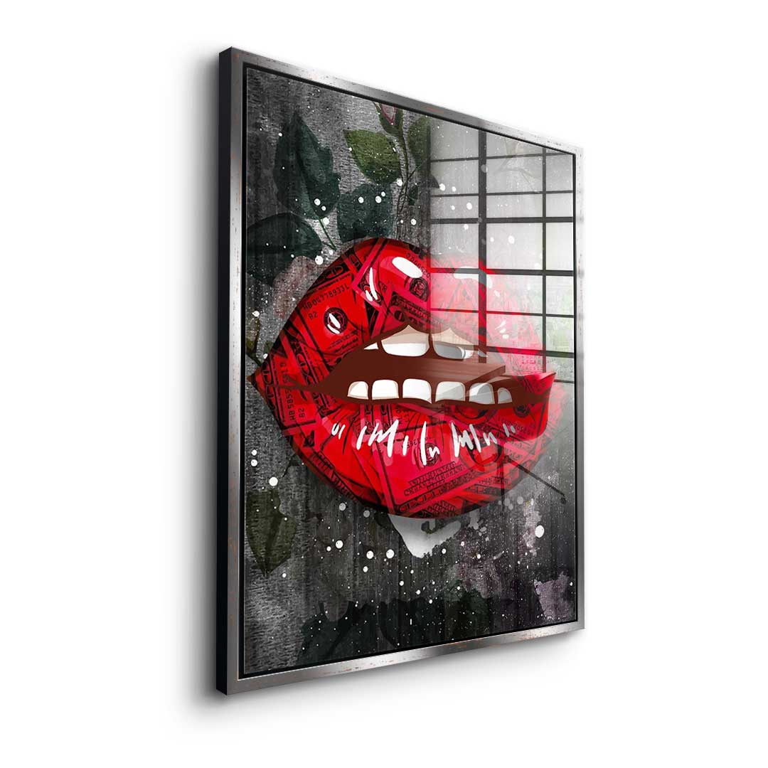 Modern Kiss acrylic glass