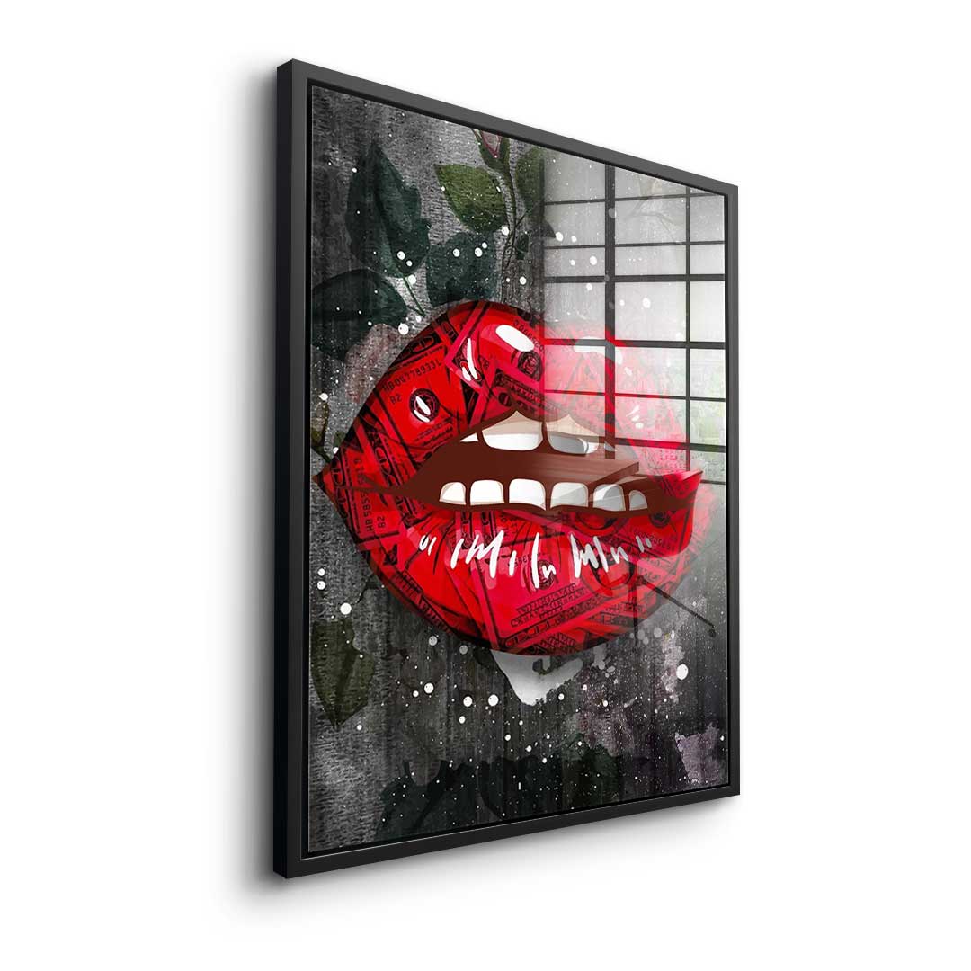 Modern Kiss acrylic glass