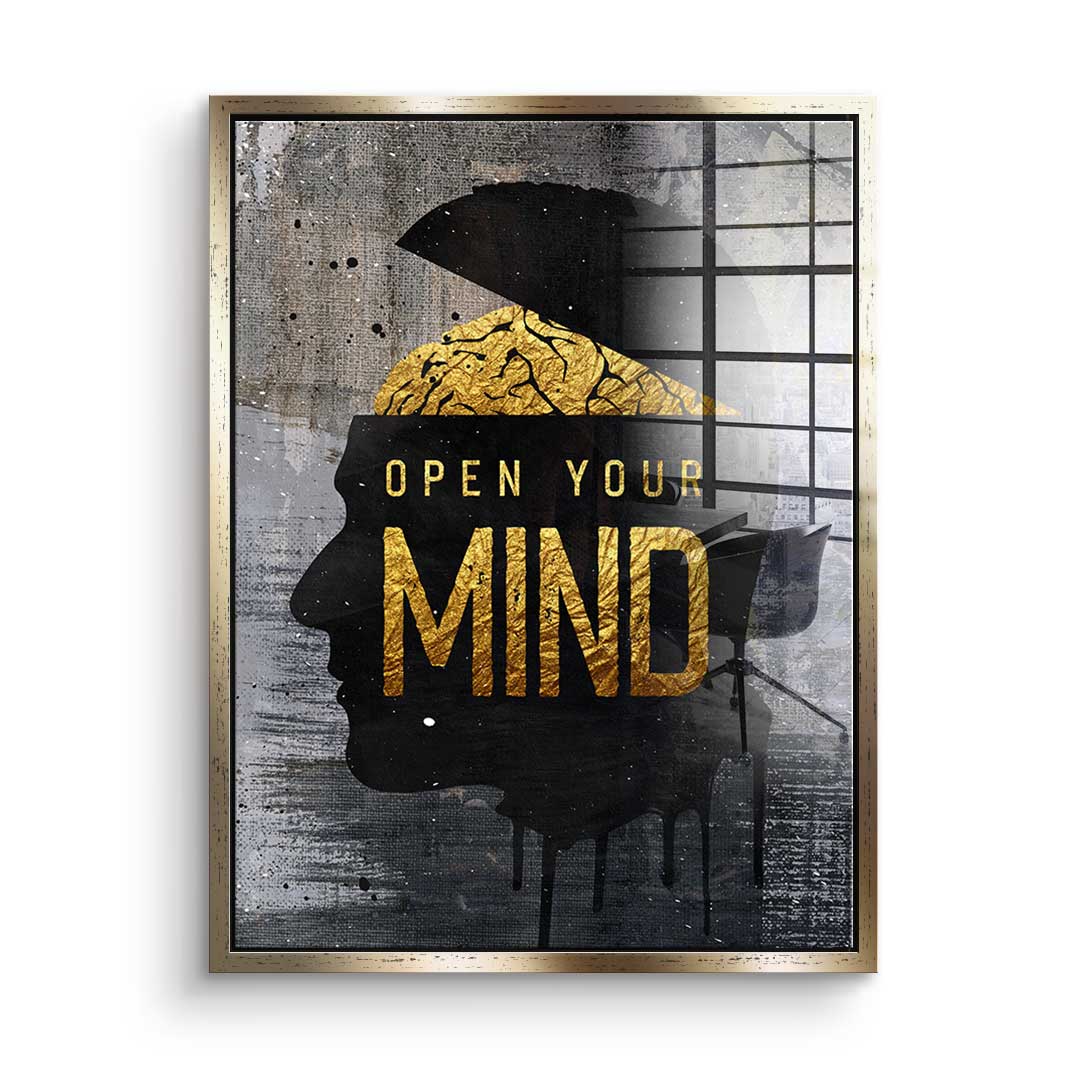 Open your Mind - acrylic glass