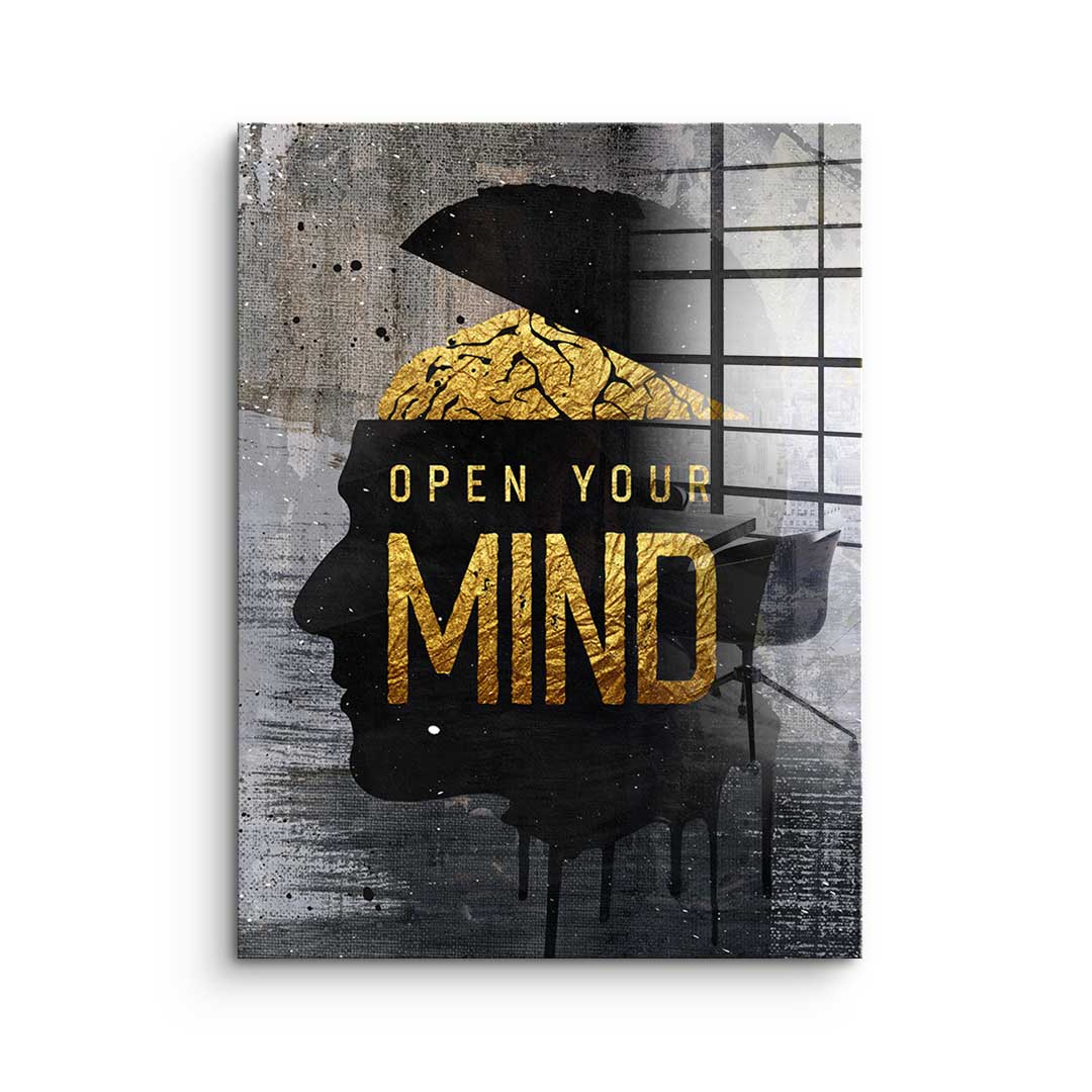 Open your Mind - acrylic glass