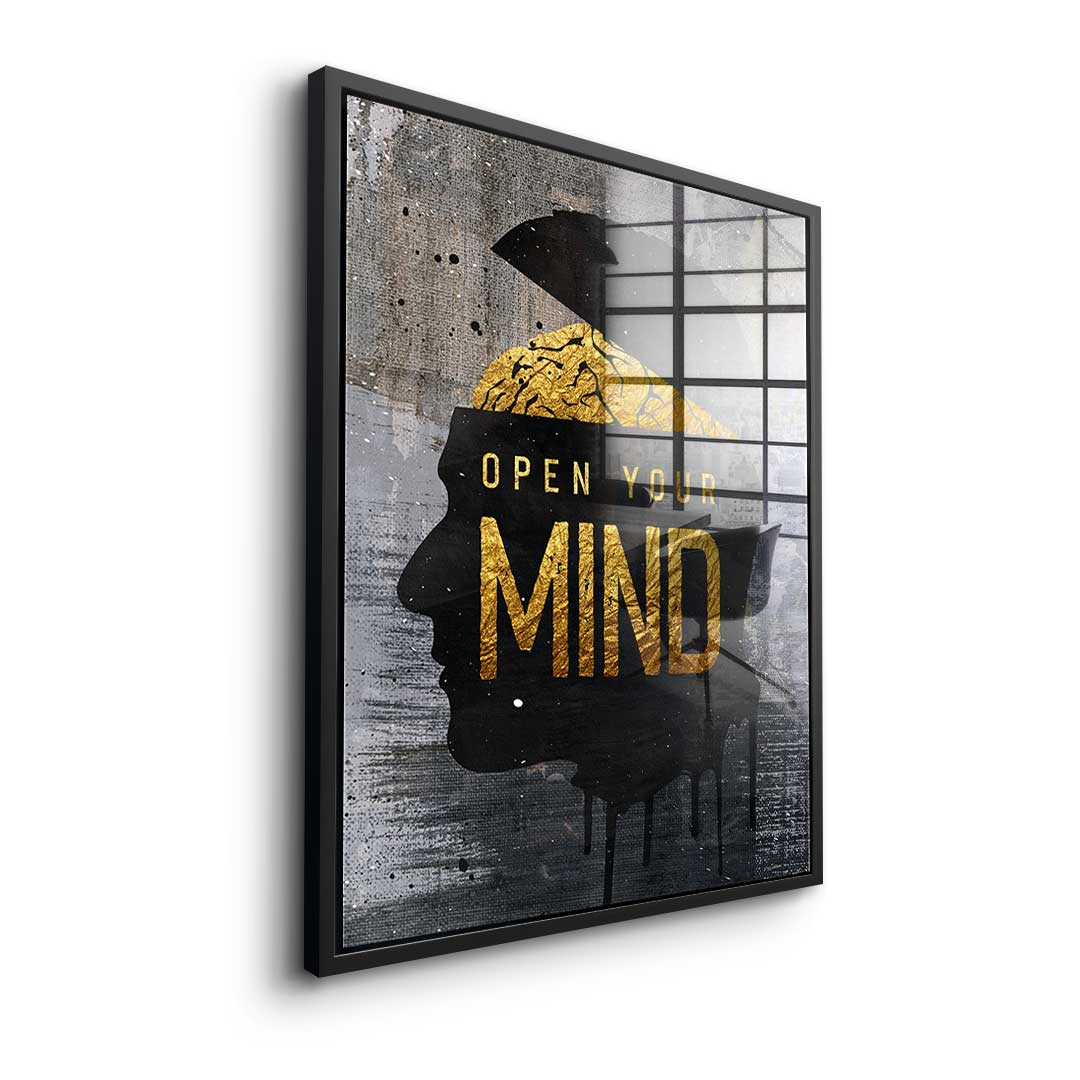 Open your Mind - acrylic glass