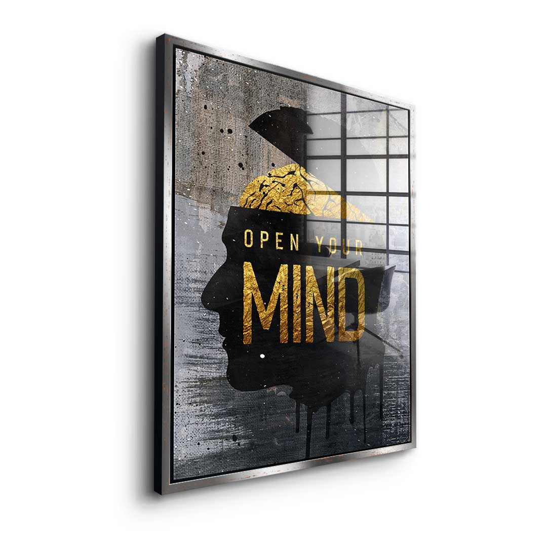 Open your Mind - acrylic glass