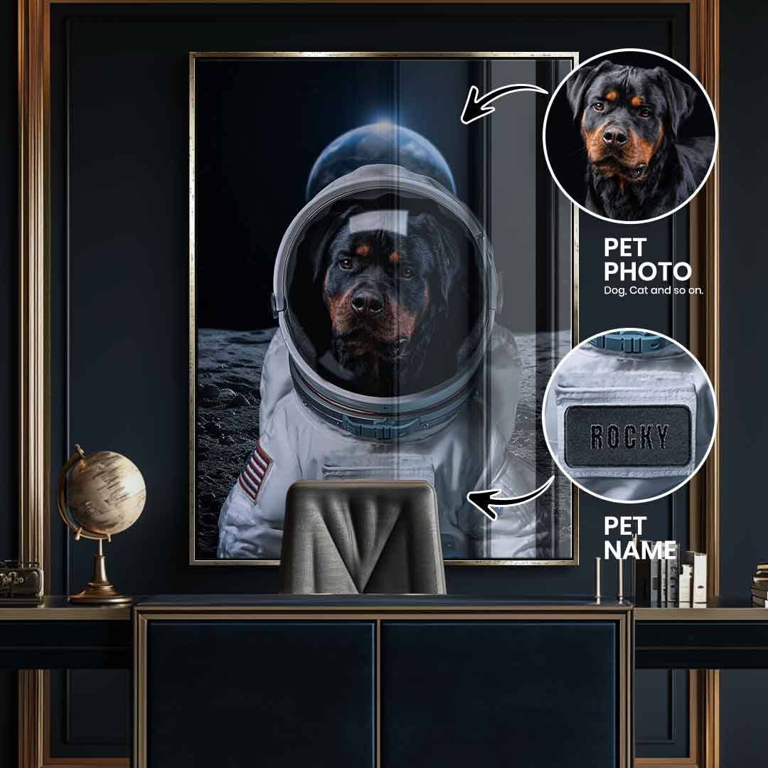 Astronaut customizable - acrylic glass