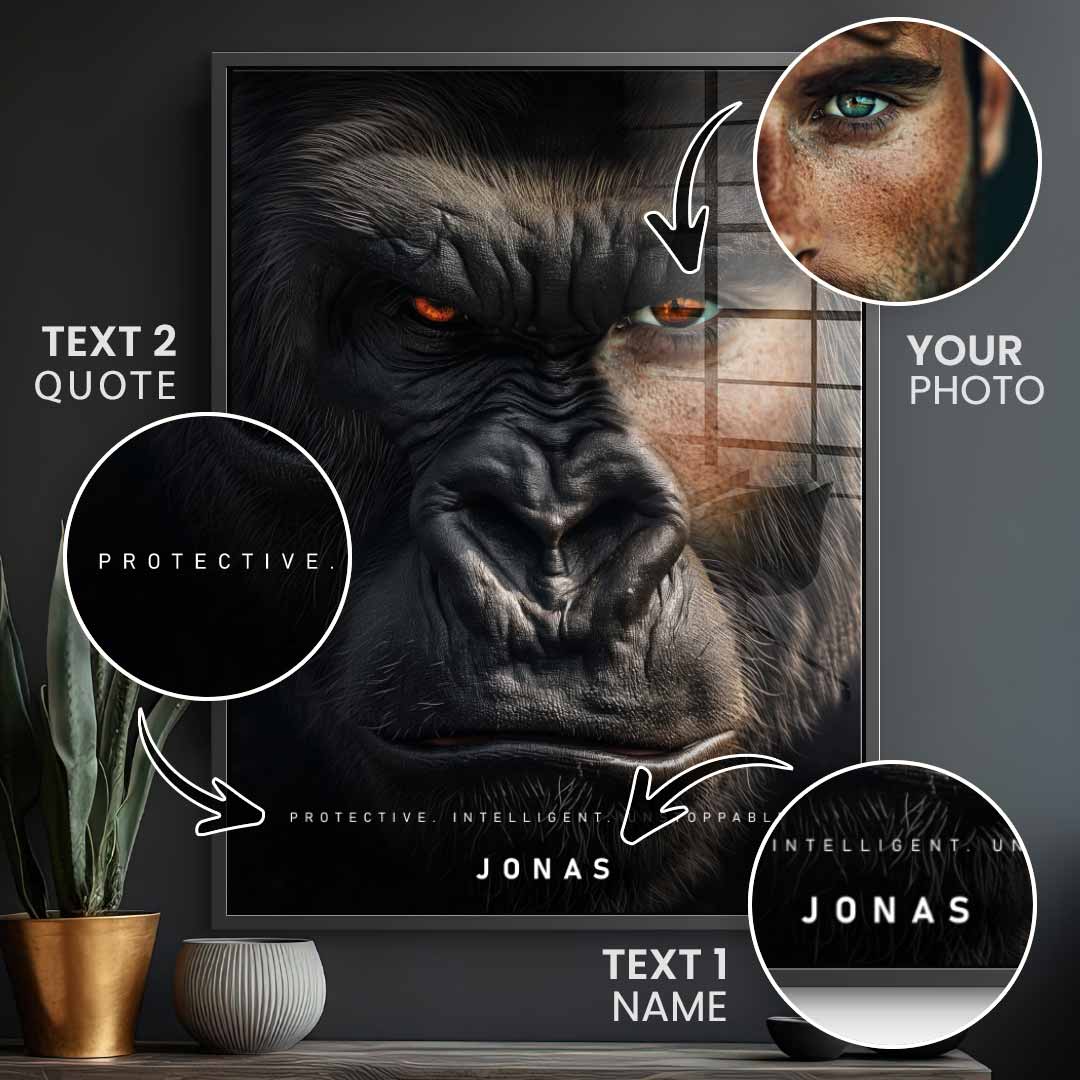 Gorilla Fusion customizable - acrylic glass