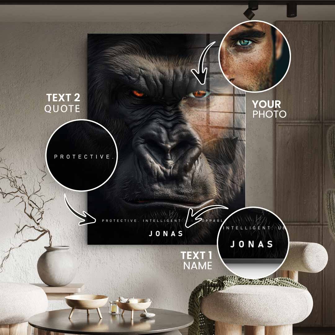 Gorilla Fusion customizable - acrylic glass