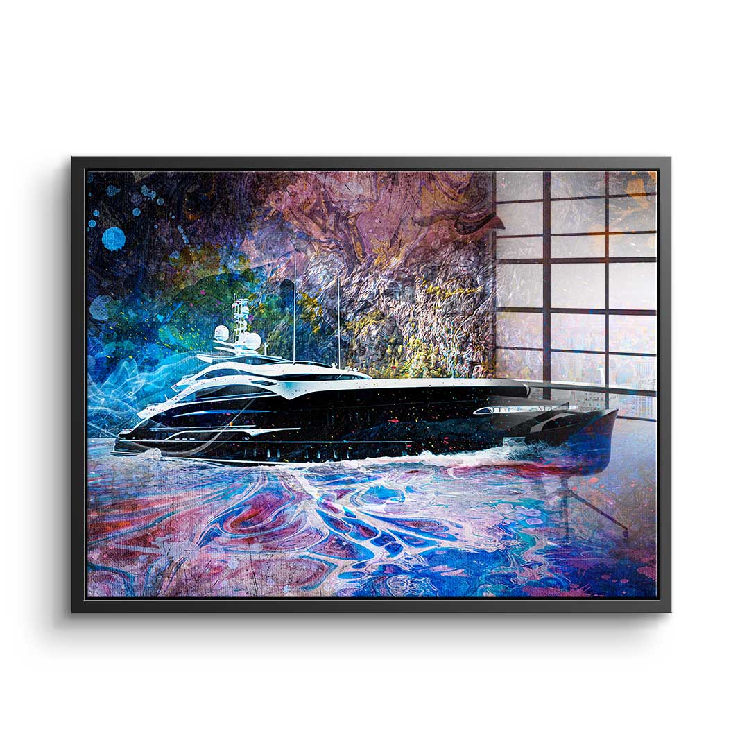 Private yacht - acrylic glass