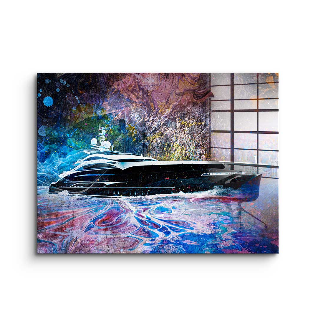 Private yacht - acrylic glass