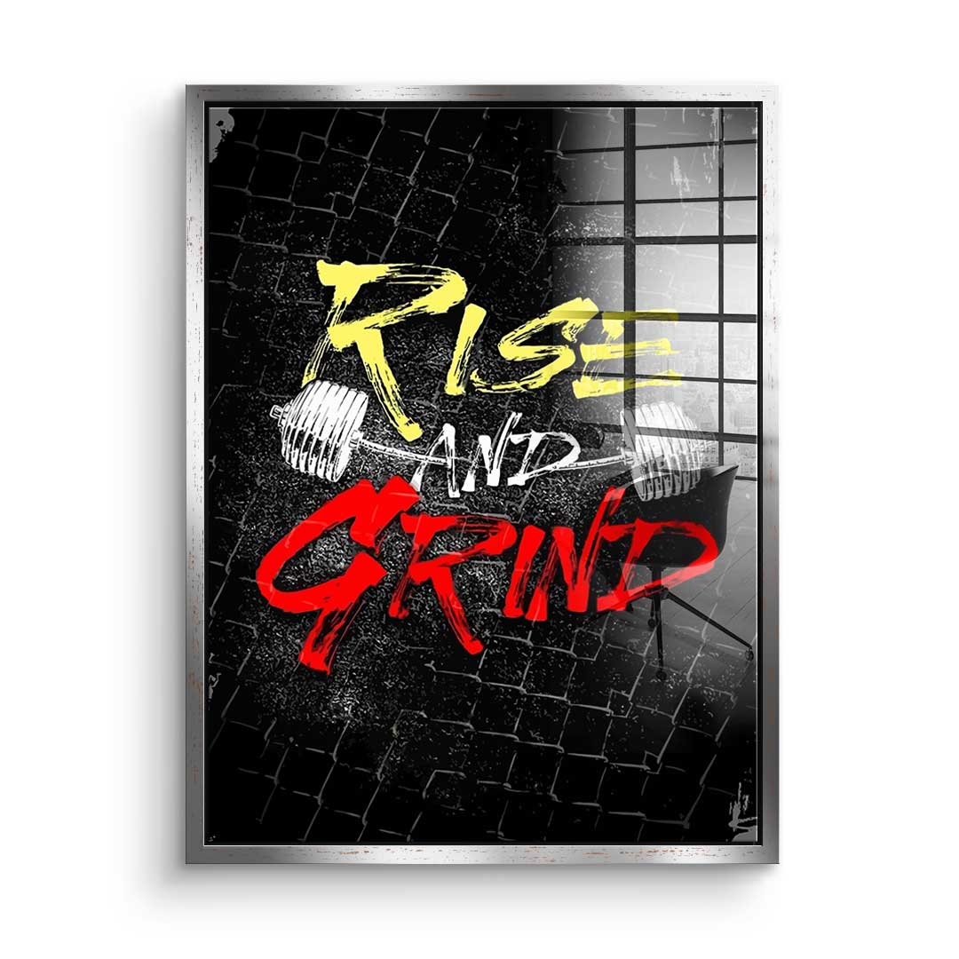 Rise And Grind - acrylic glass