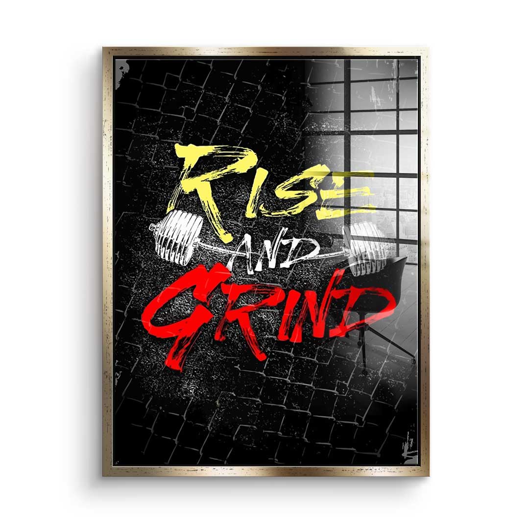 Rise And Grind - acrylic glass