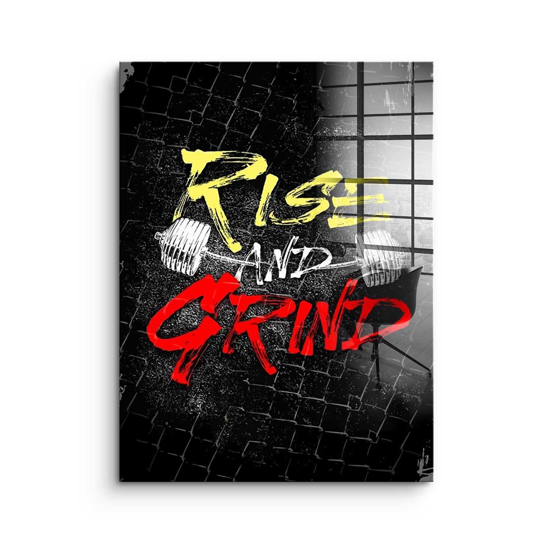 Rise And Grind - acrylic glass