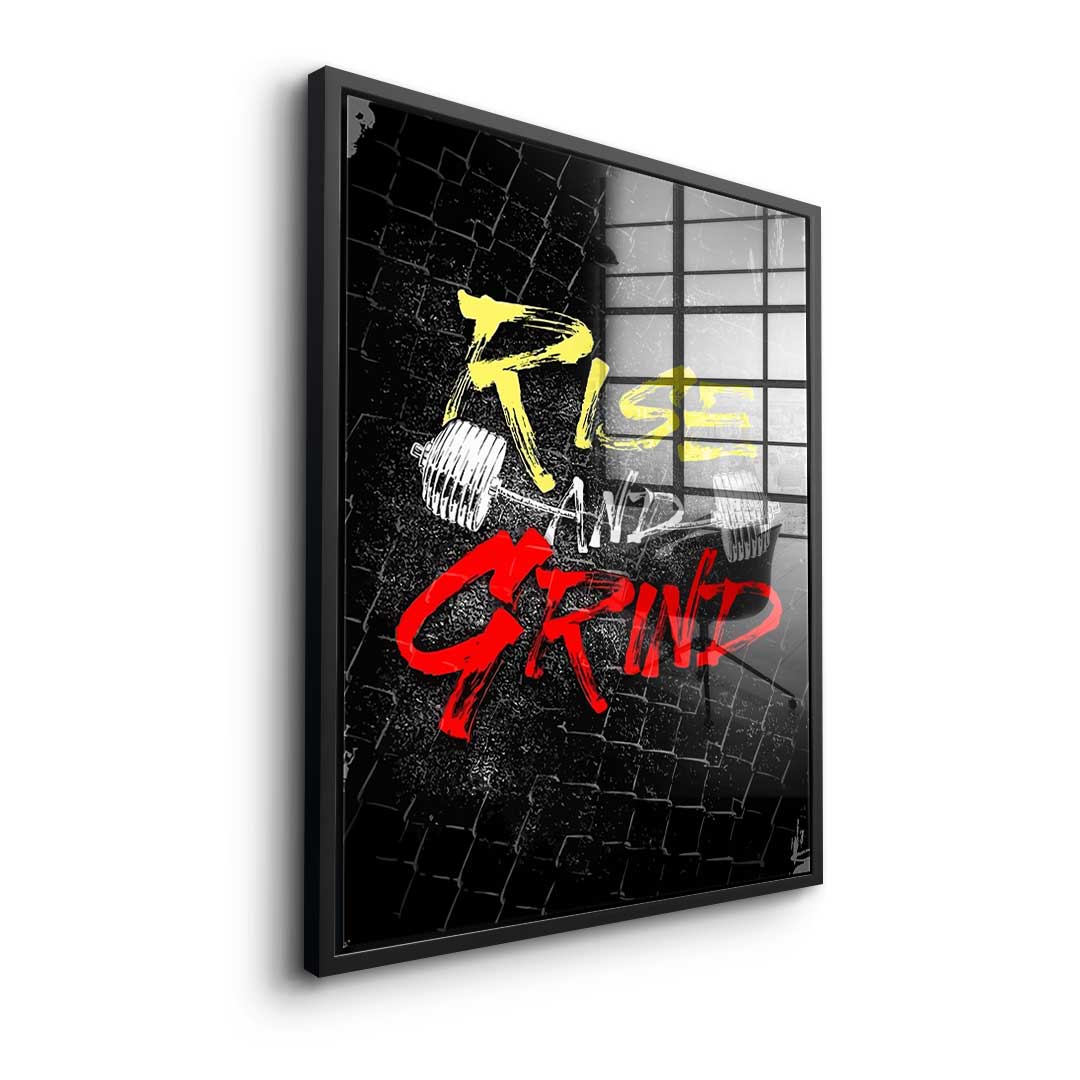 Rise And Grind - acrylic glass