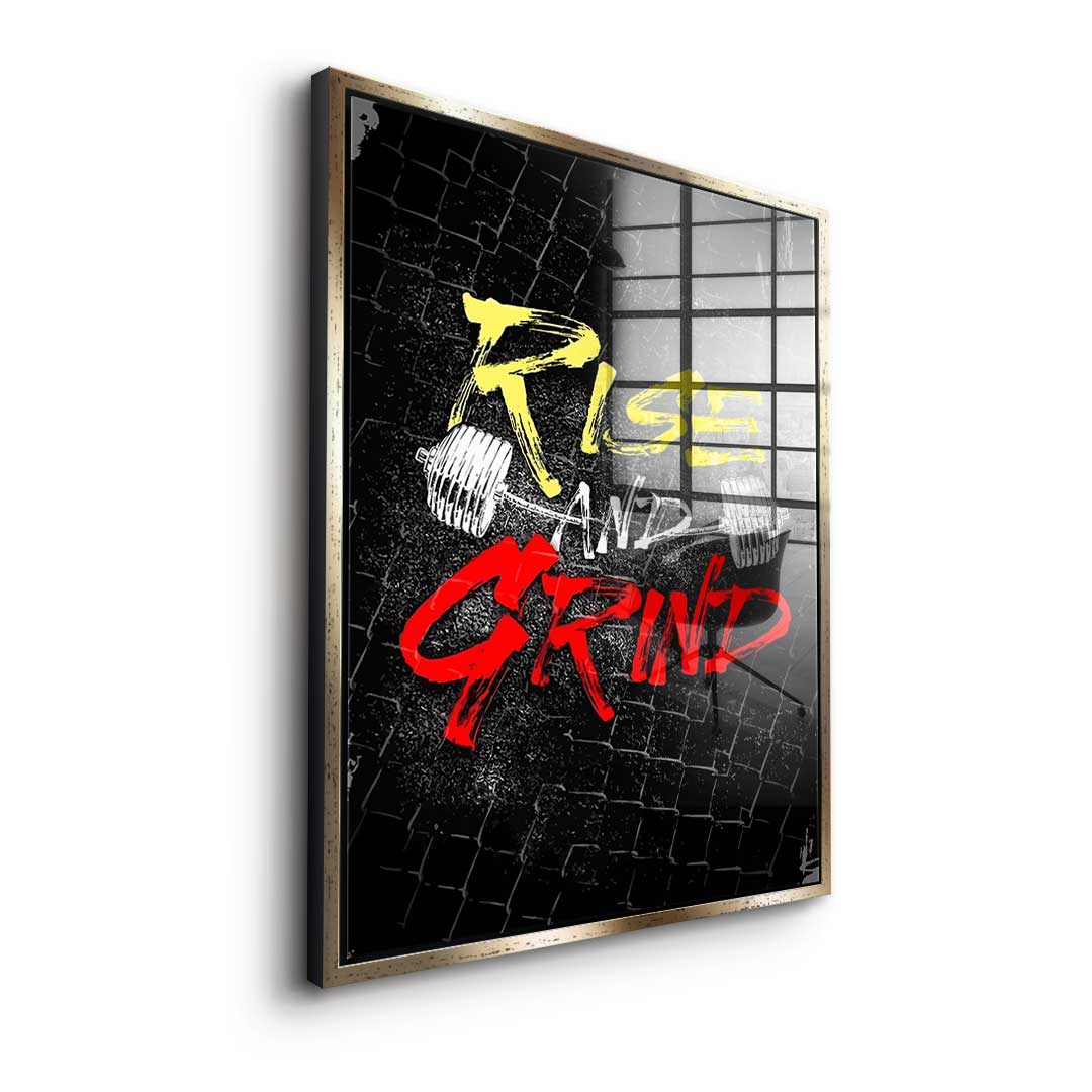 Rise And Grind - acrylic glass