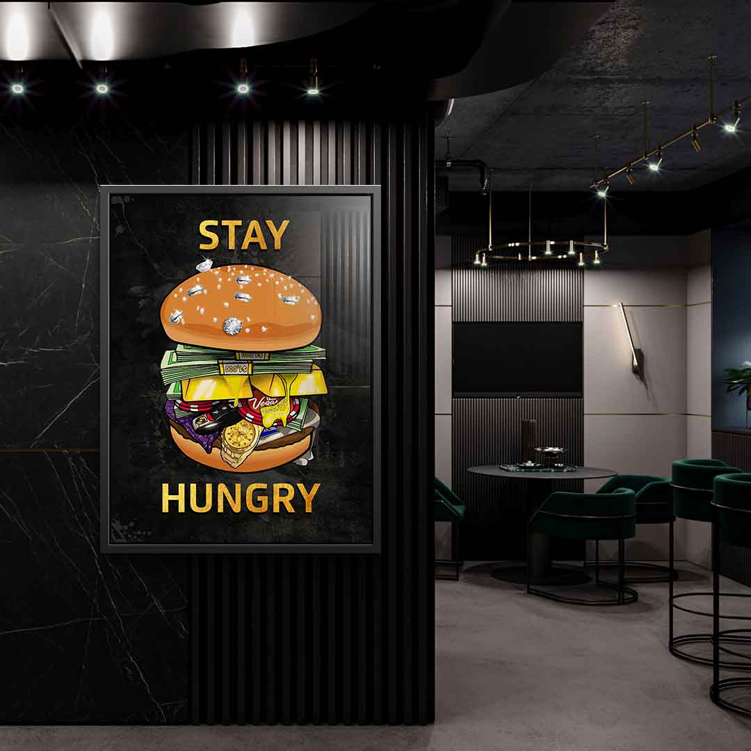 Stay Hungry 1 - acrylic glass