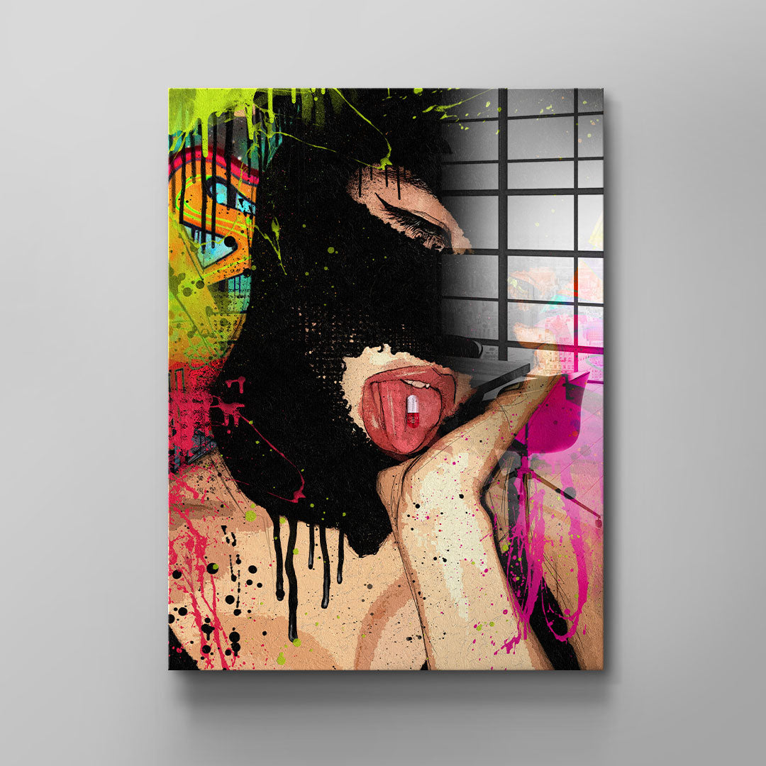 BAD GIRL - acrylic glass