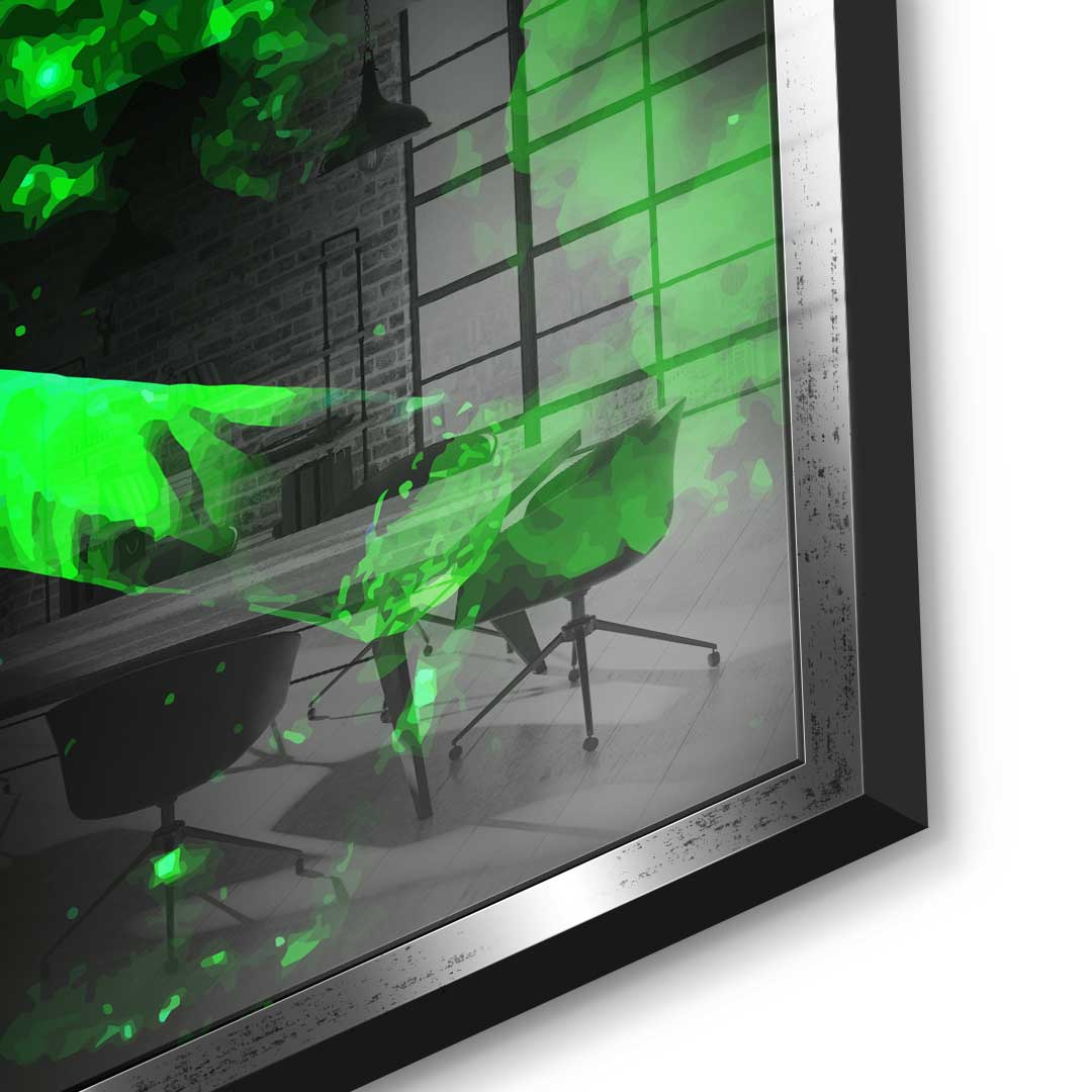 Toxic Green - acrylic glass