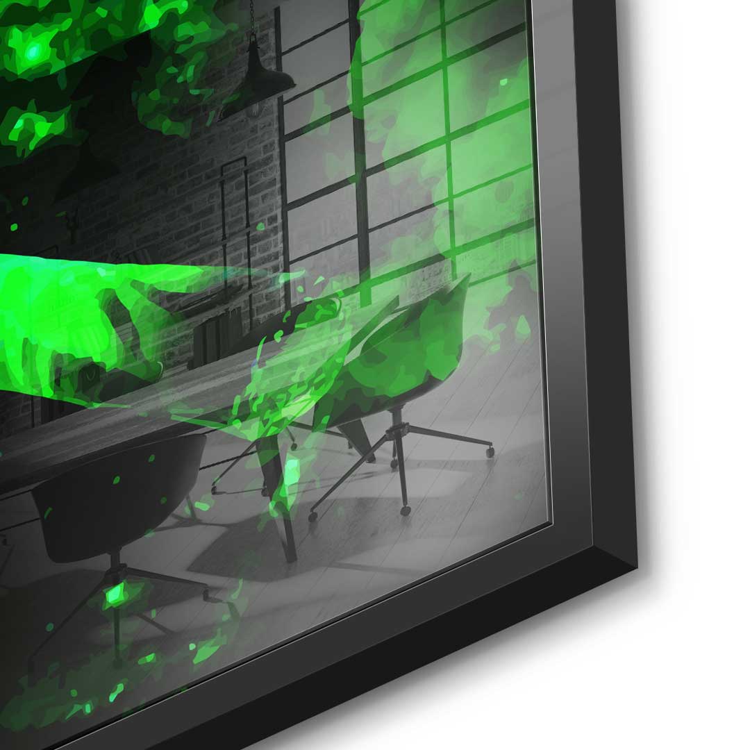 Toxic Green - acrylic glass