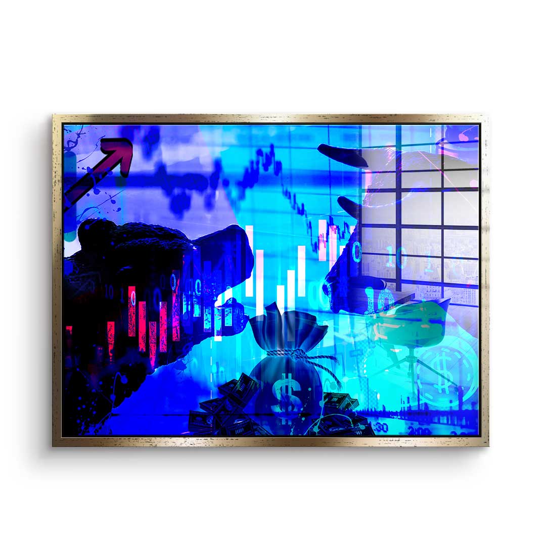 Trading Goal - acrylic glass