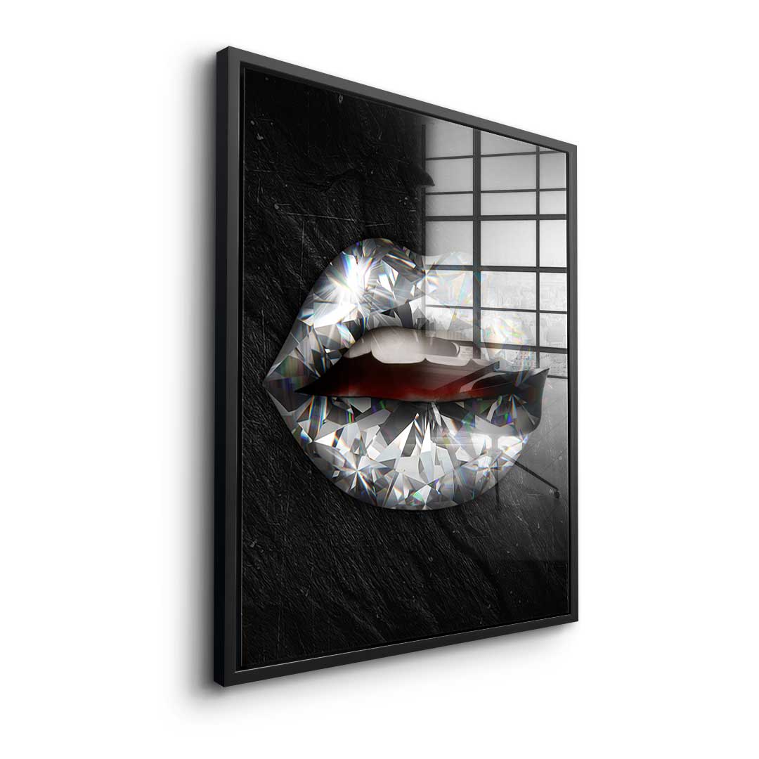 Lips X Diamond - acrylic glass