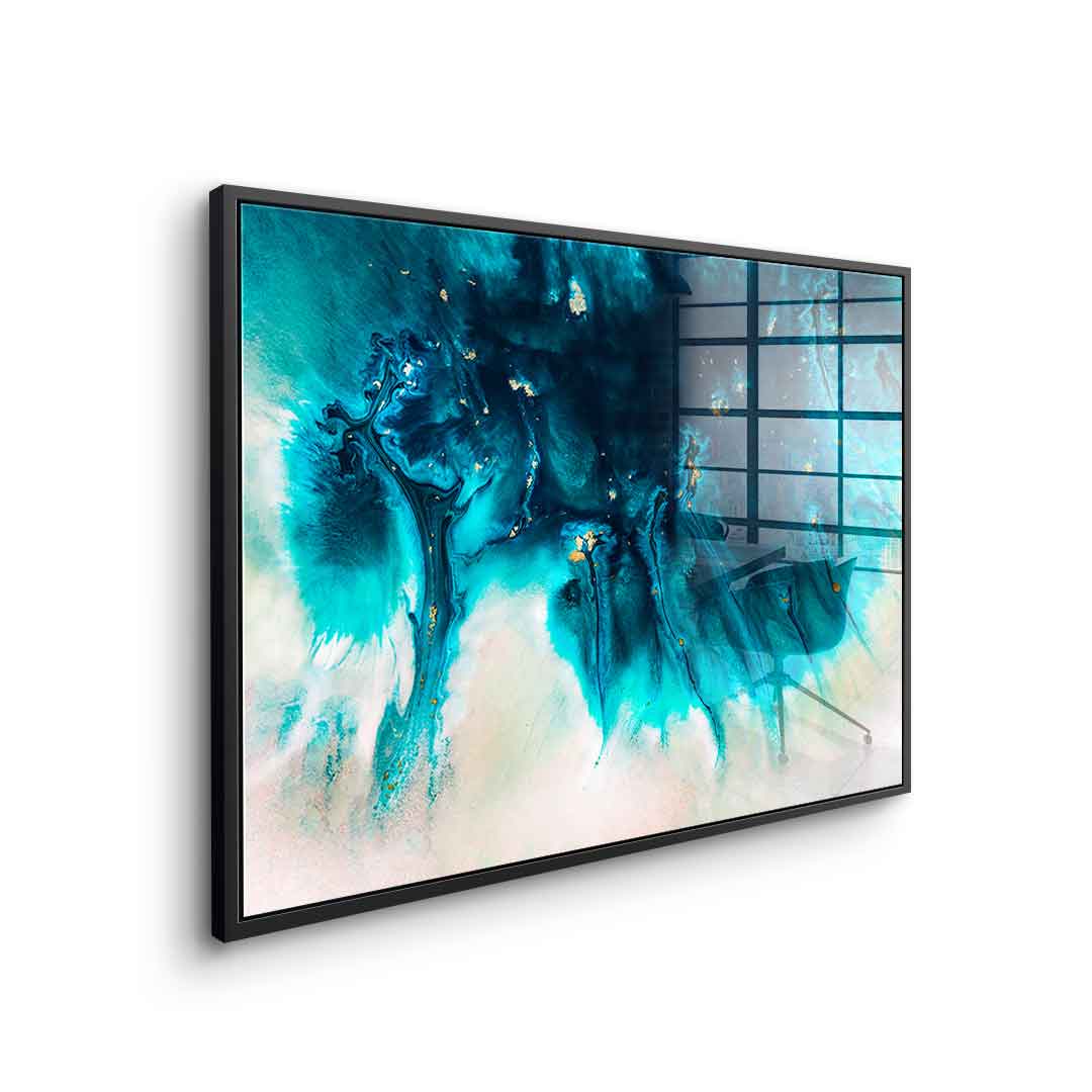 Aqua Echoes - acrylic glass