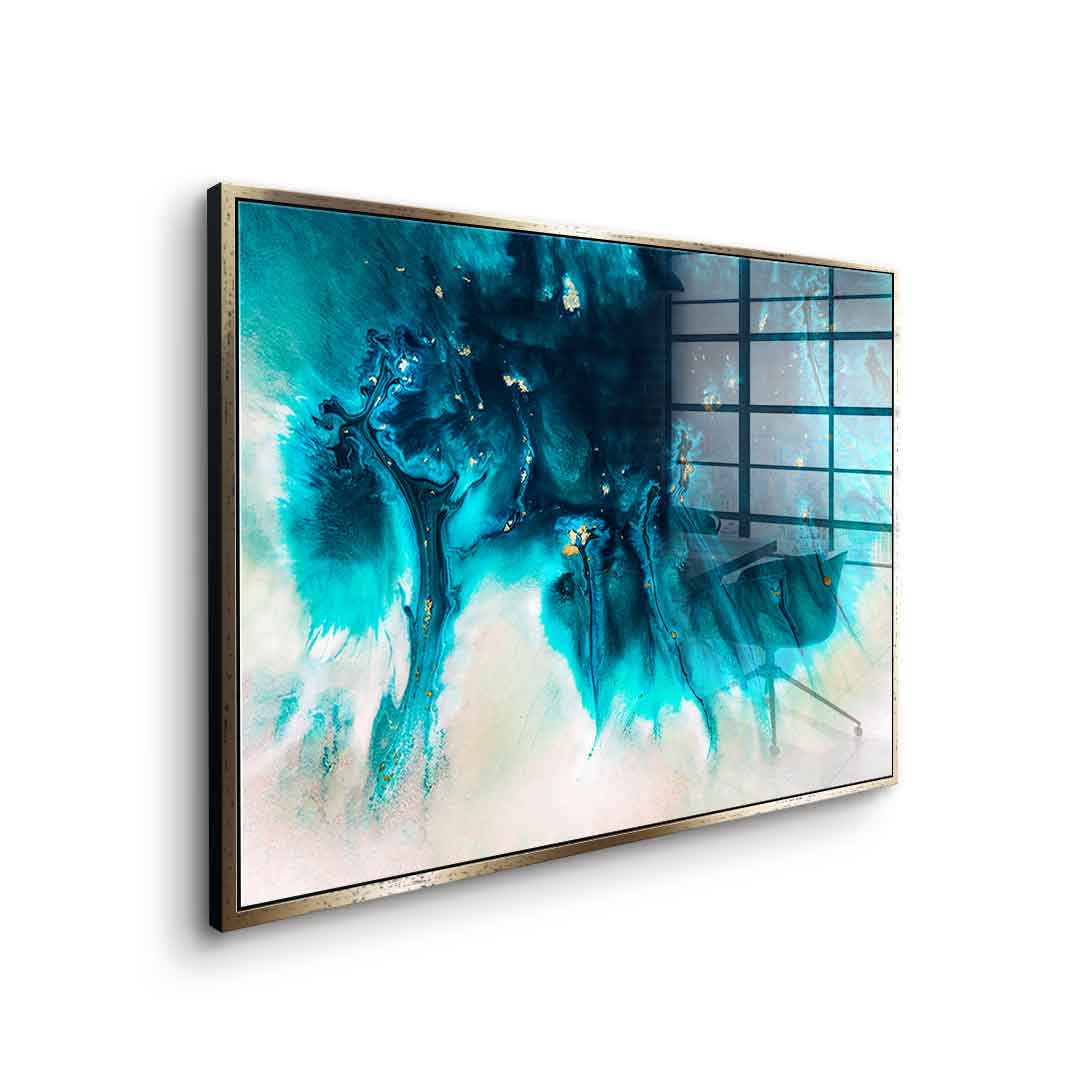 Aqua Echoes - acrylic glass