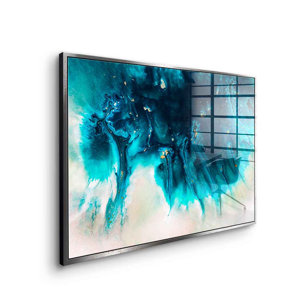 Aqua Echoes - acrylic glass