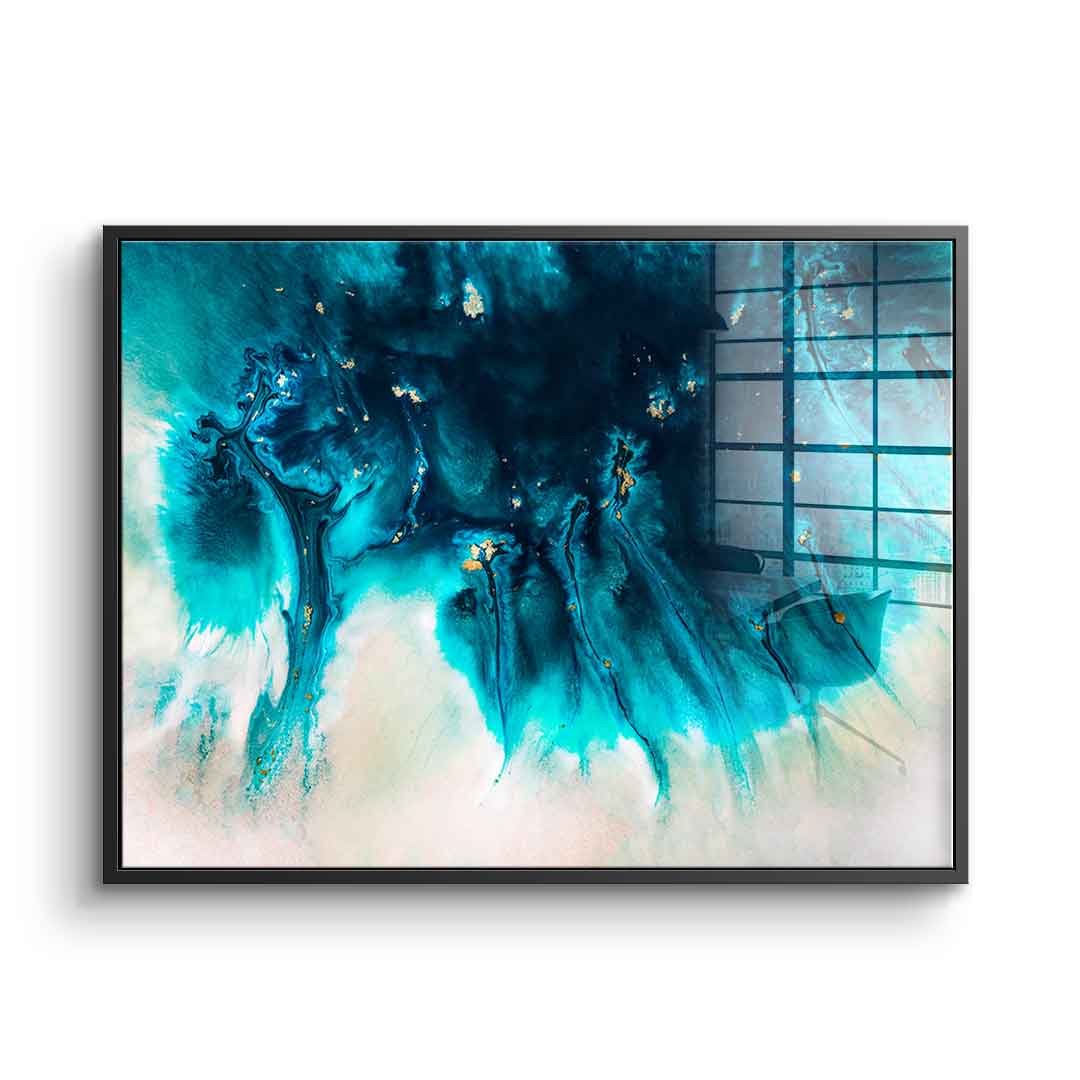 Aqua Echoes - acrylic glass