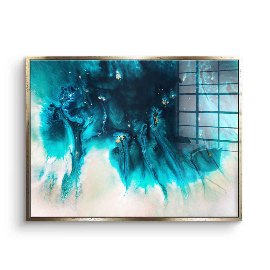 Aqua Echoes - acrylic glass