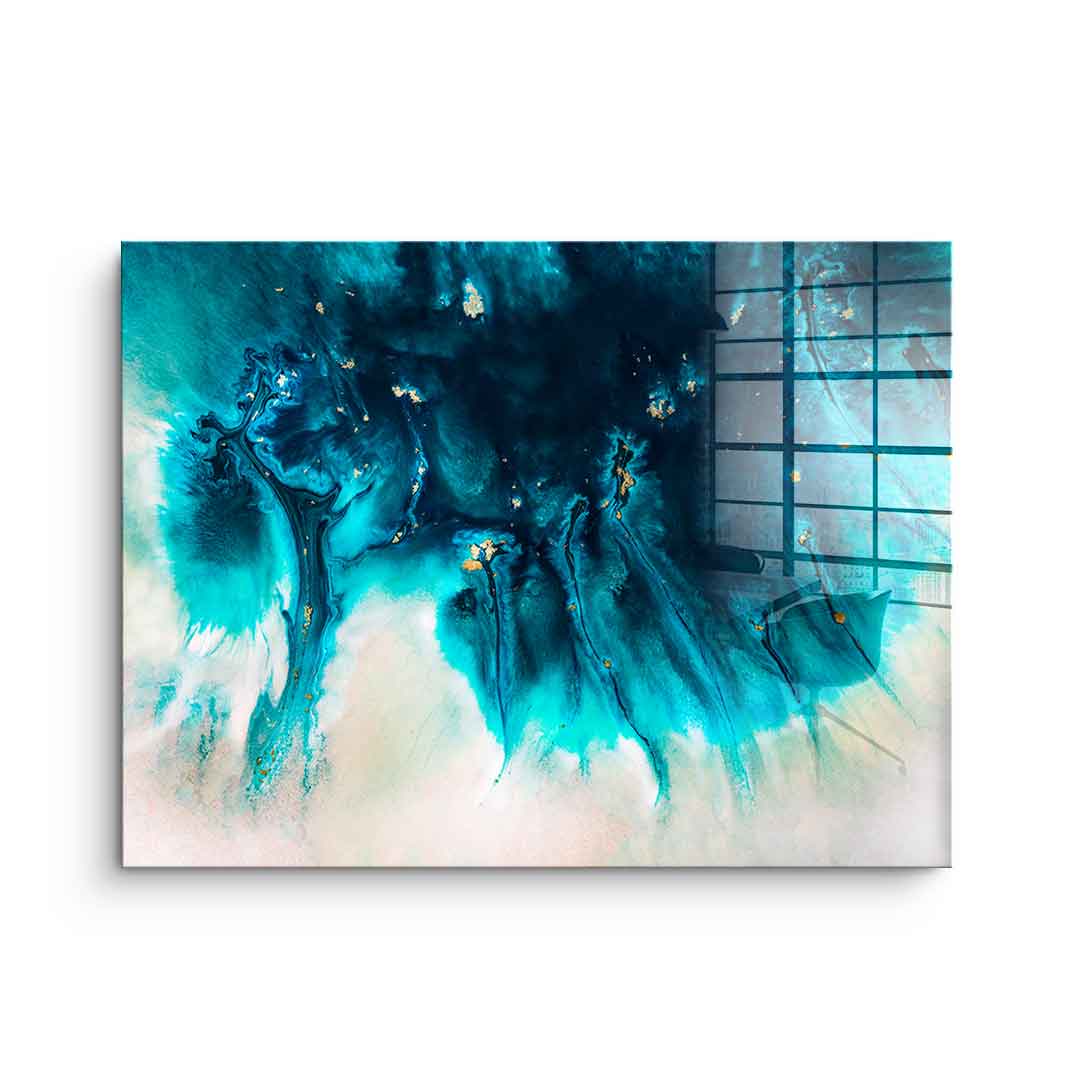 Aqua Echoes - acrylic glass