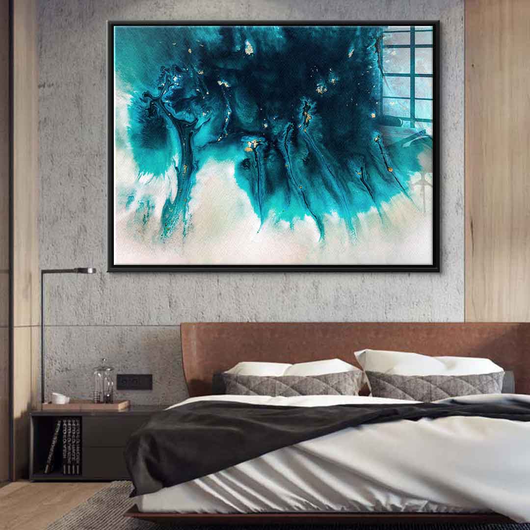 Aqua Echoes - acrylic glass