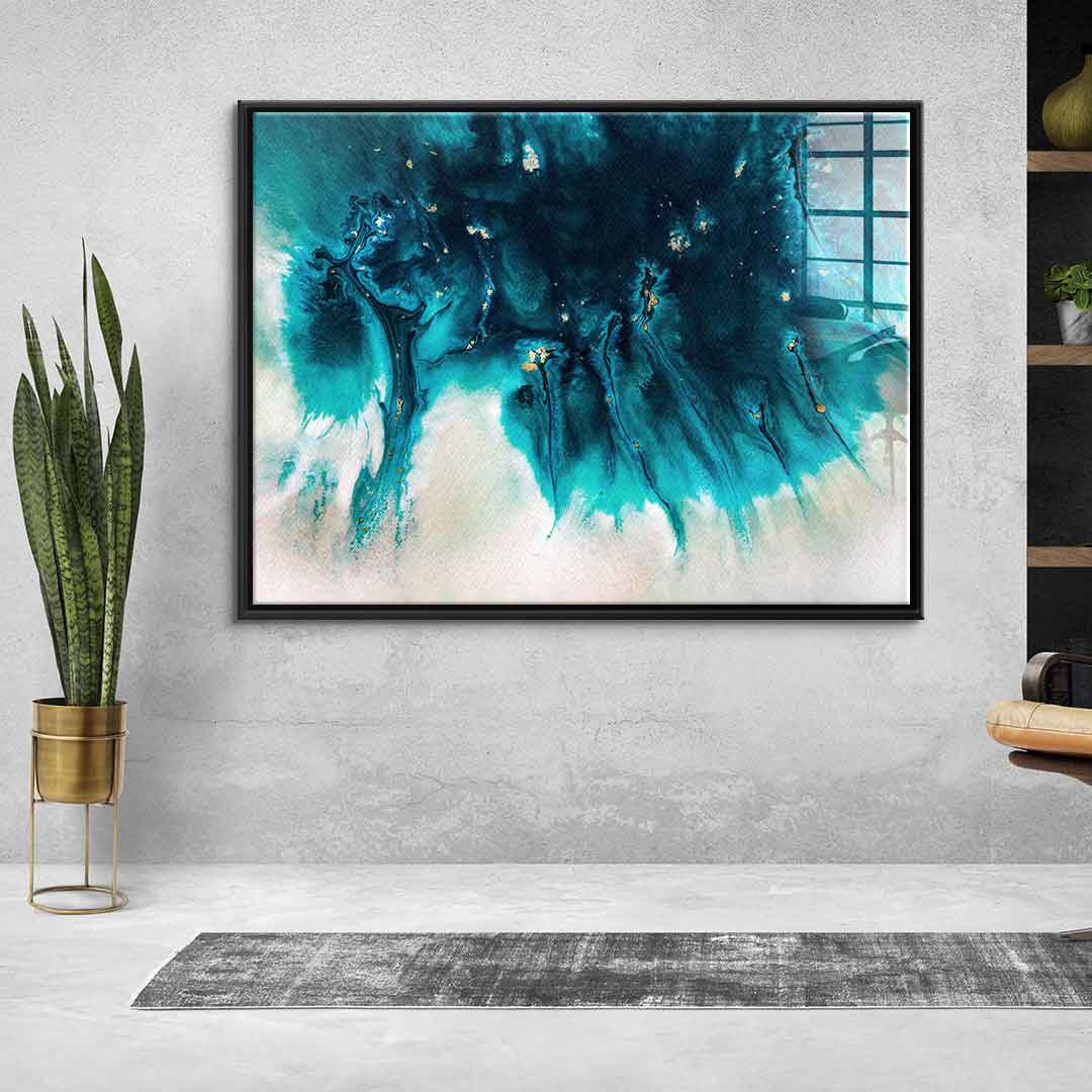 Aqua Echoes - acrylic glass