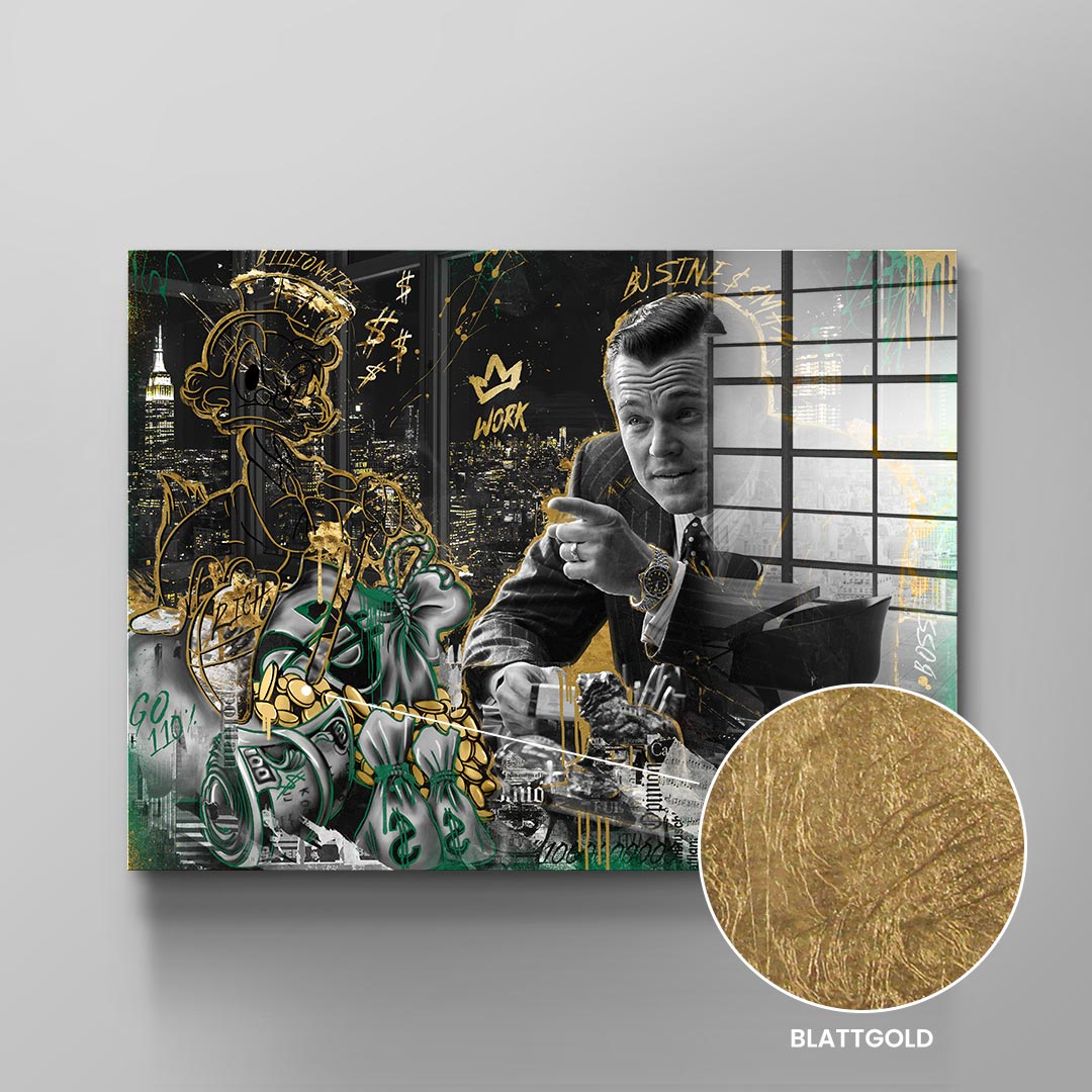 BUSINE$$ MAN - Gold leaf