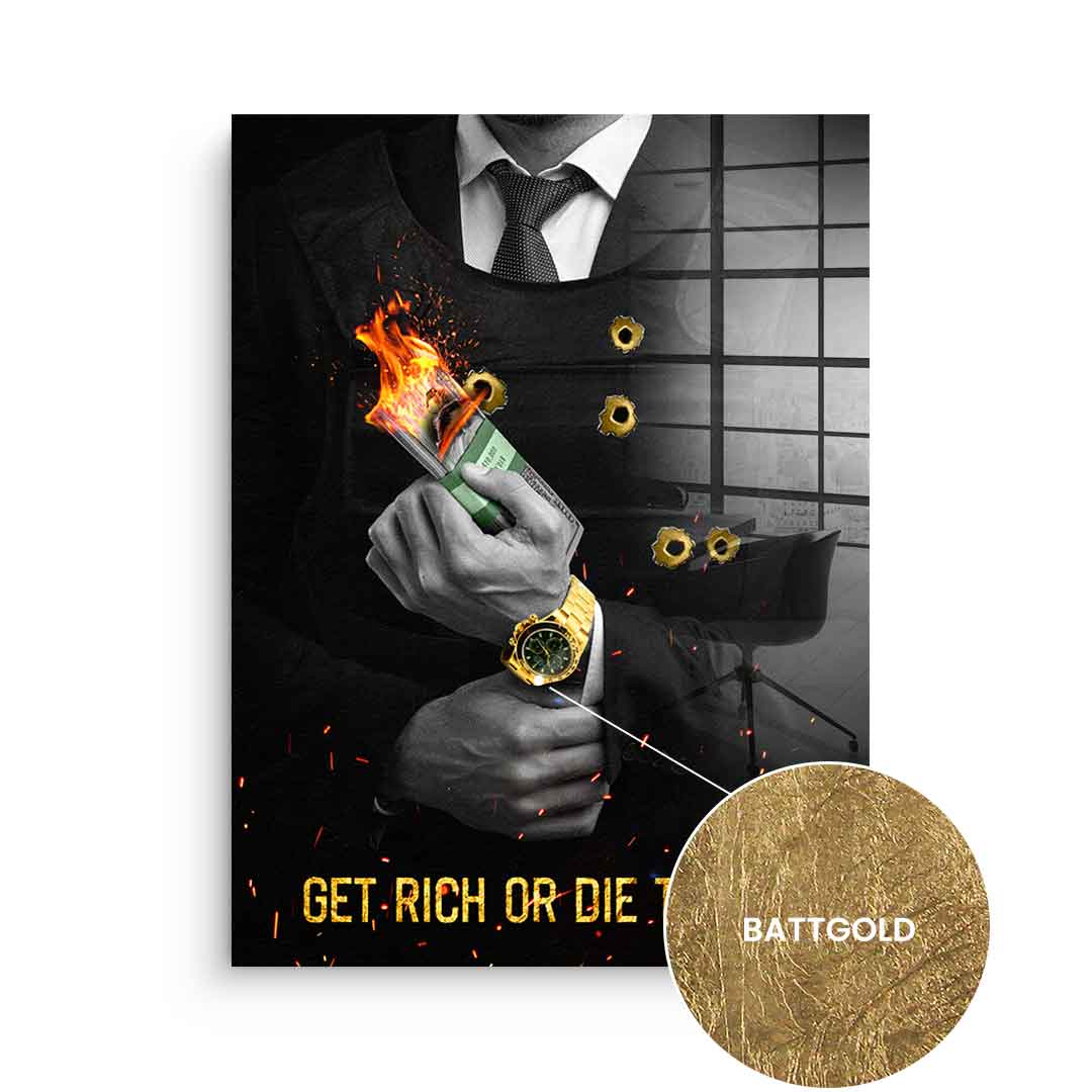 Get rich - gold leaf