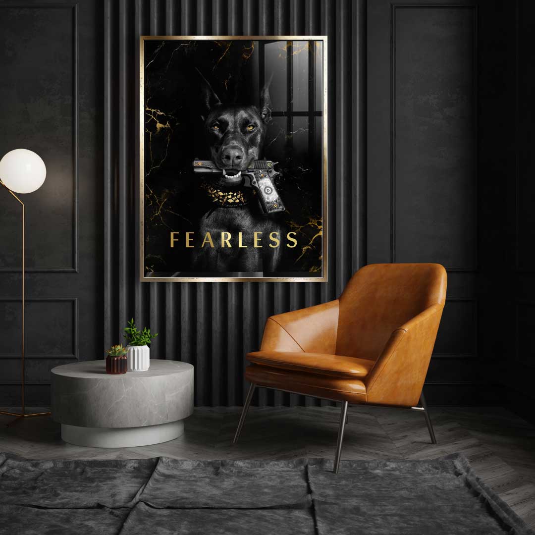 Luxury Dog - gold leaf