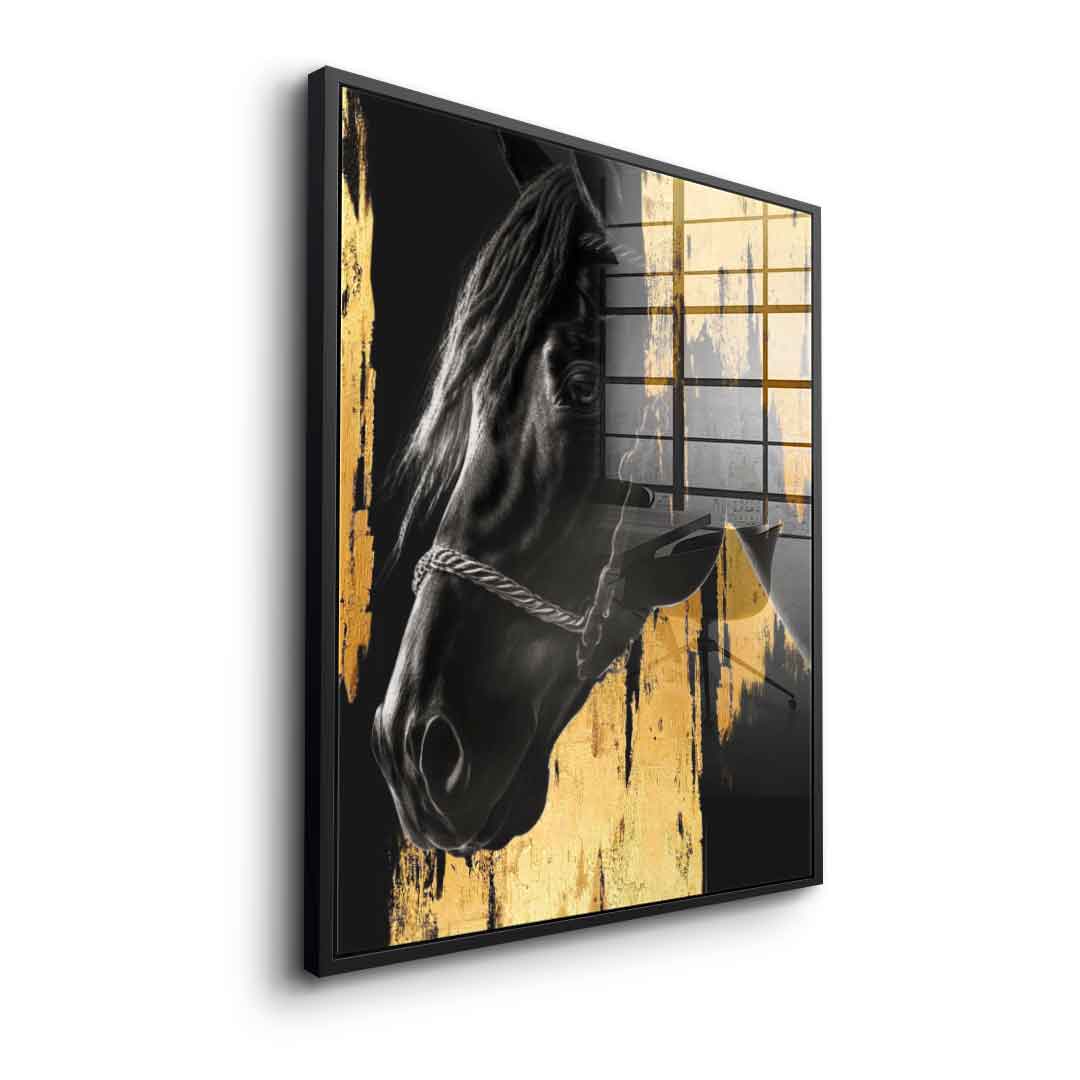 Luxury Horse - gold leaf