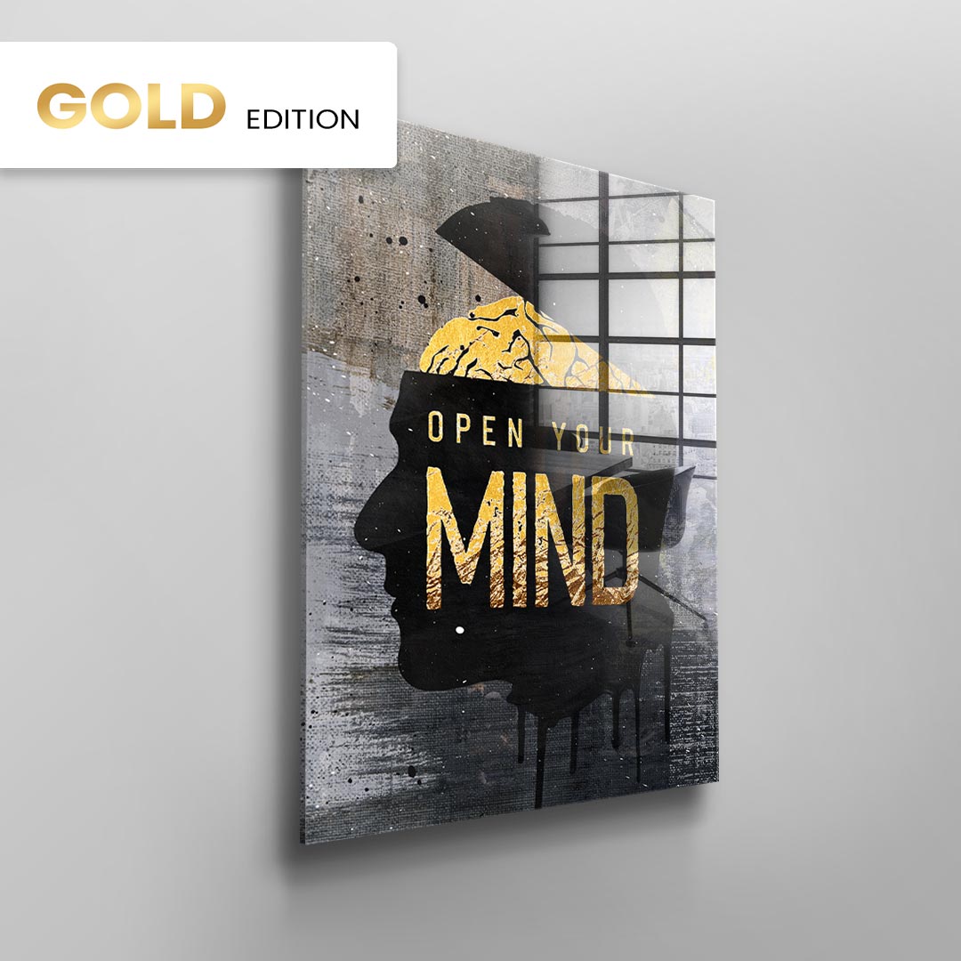 OPEN YOUR MIND - GOLD LEAF