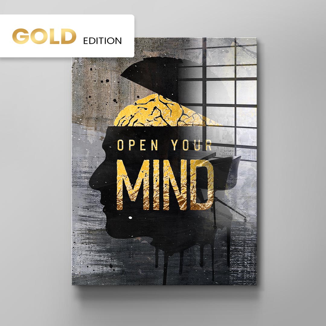 OPEN YOUR MIND - GOLD LEAF