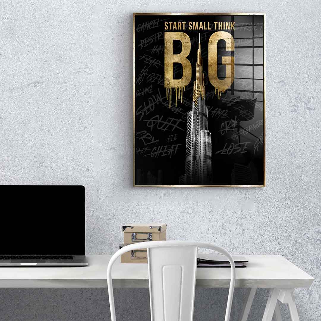 Think BIG #Burj Khalifa - gold leaf