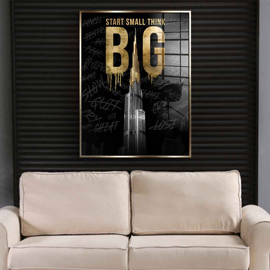 Think BIG #Burj Khalifa - gold leaf