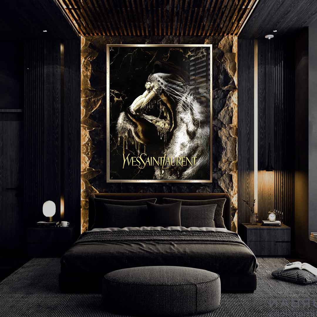 Luxury Tiger - gold leaf