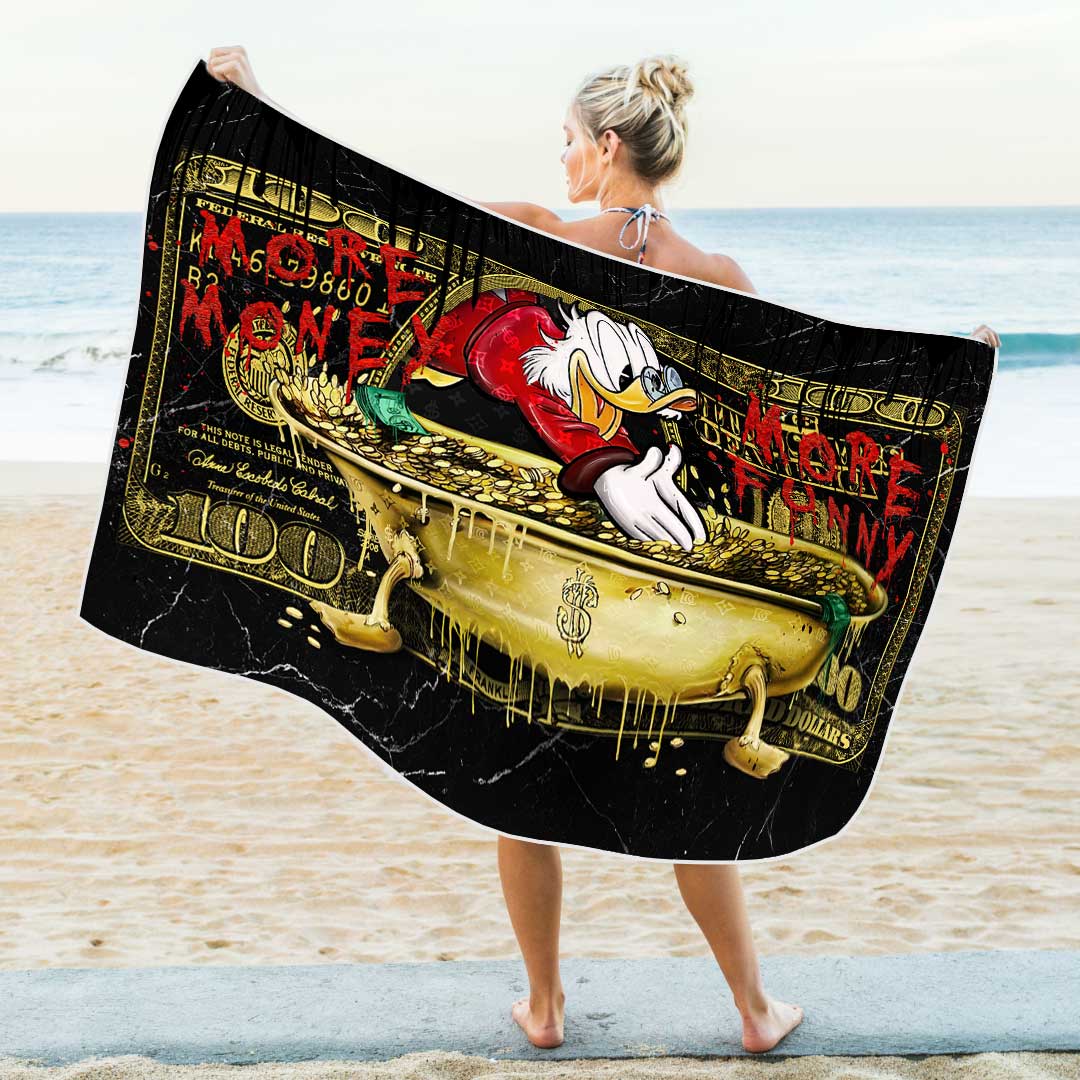 Bath towel - More Money Duck