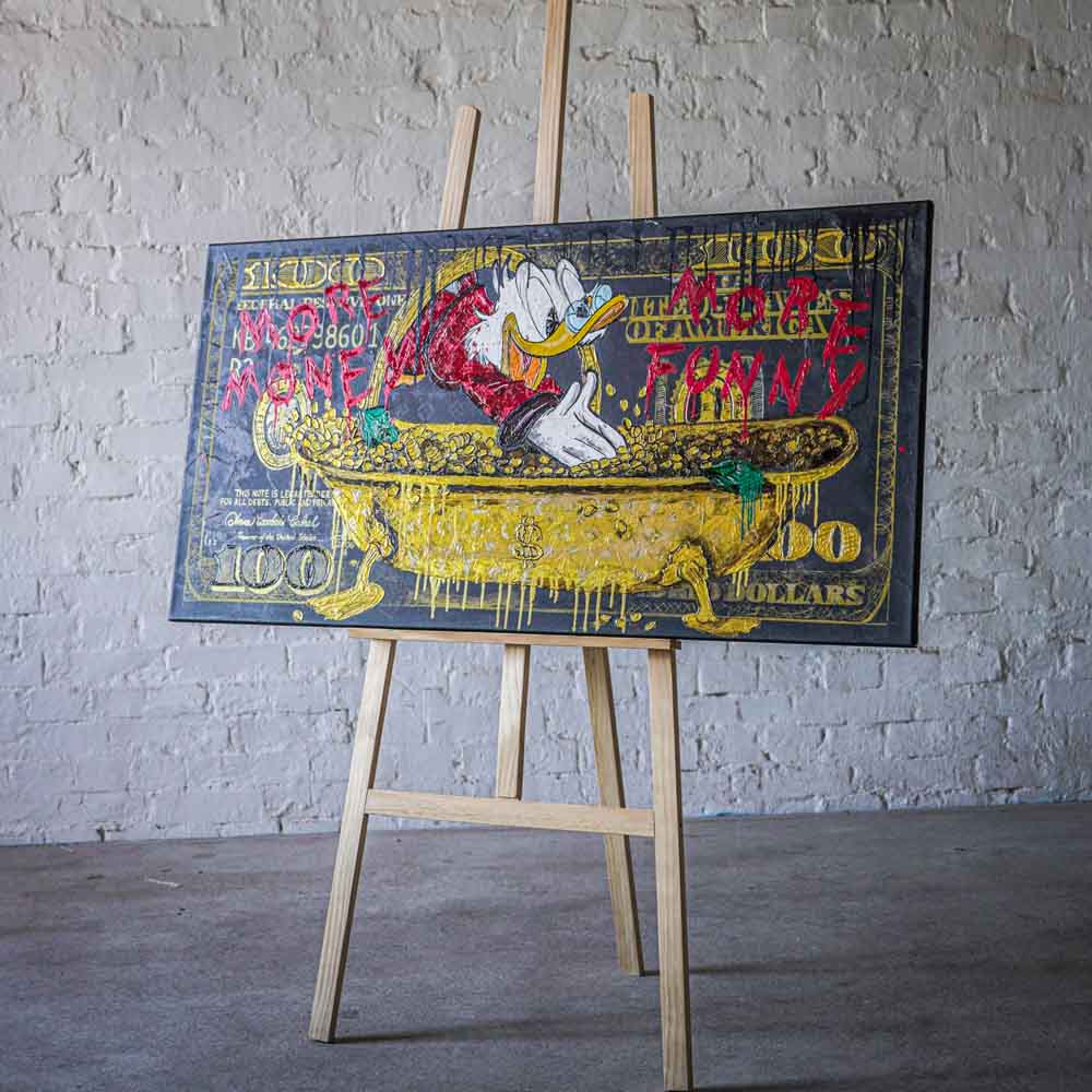 More Money Duck | Painting