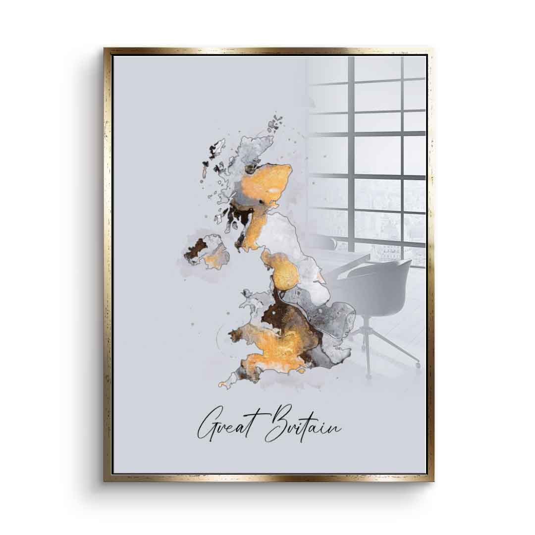 Abstract Countries - Great Britain - acrylic glass