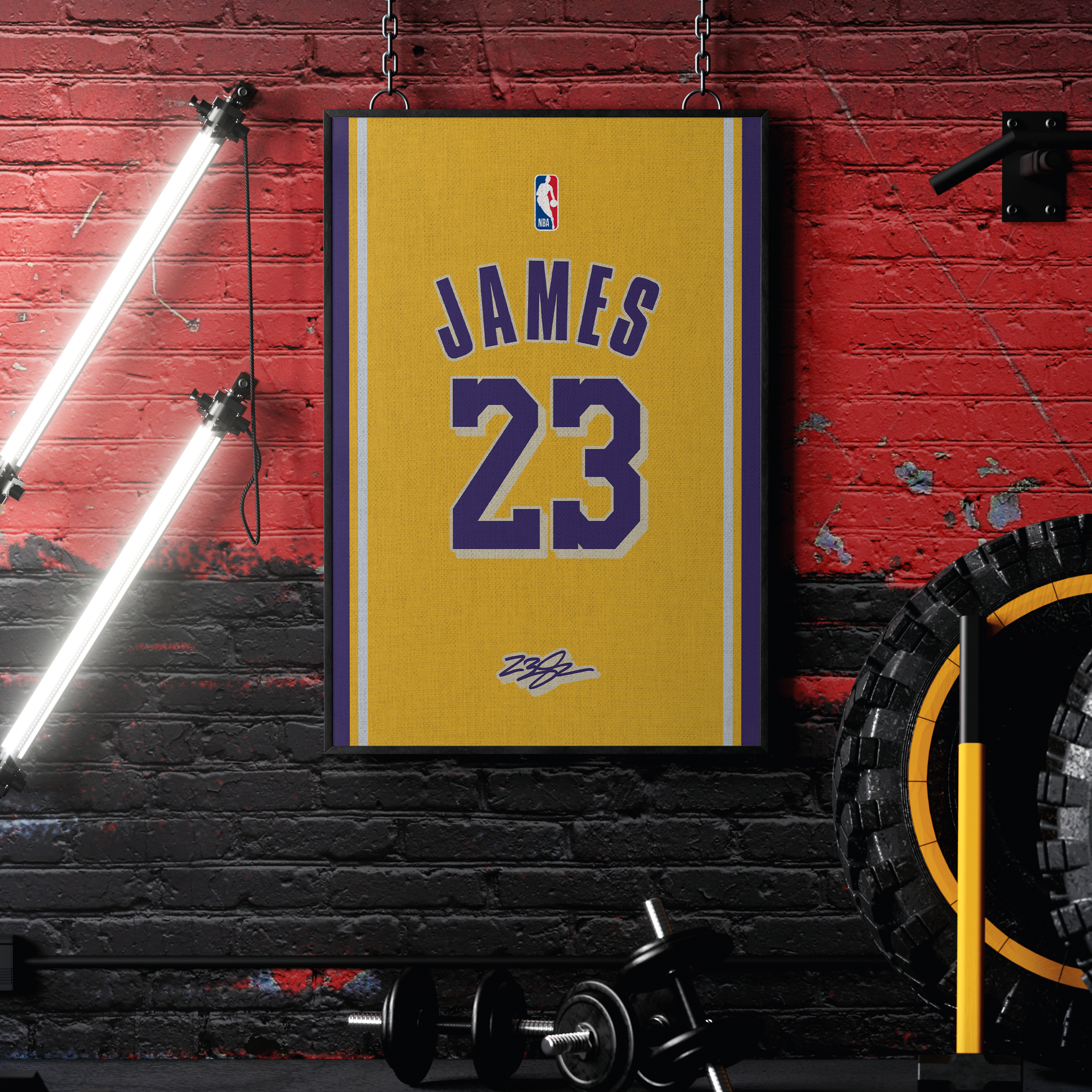 JAMES LAKERS JERSEY