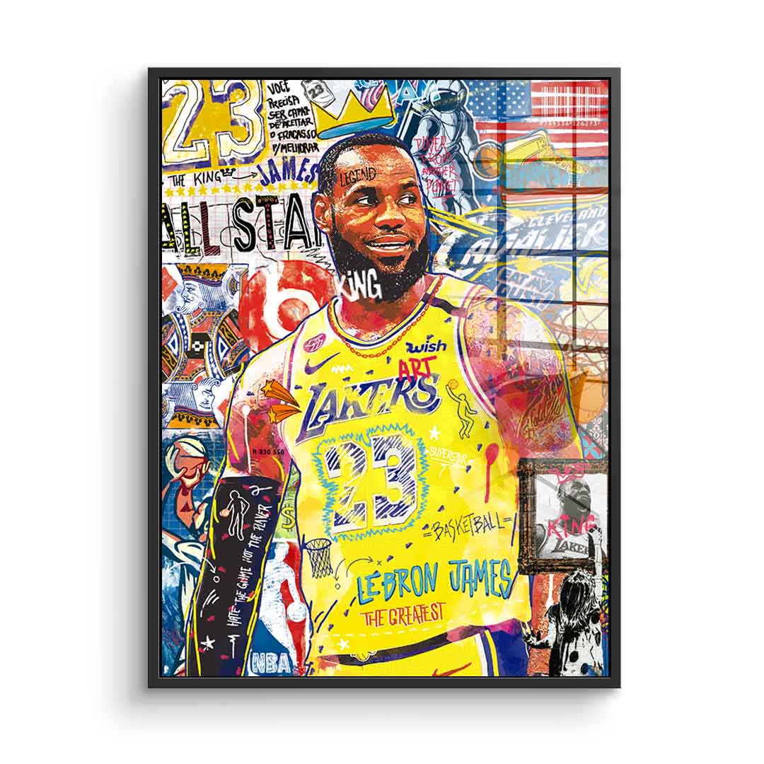 Lebron The King - acrylic glass